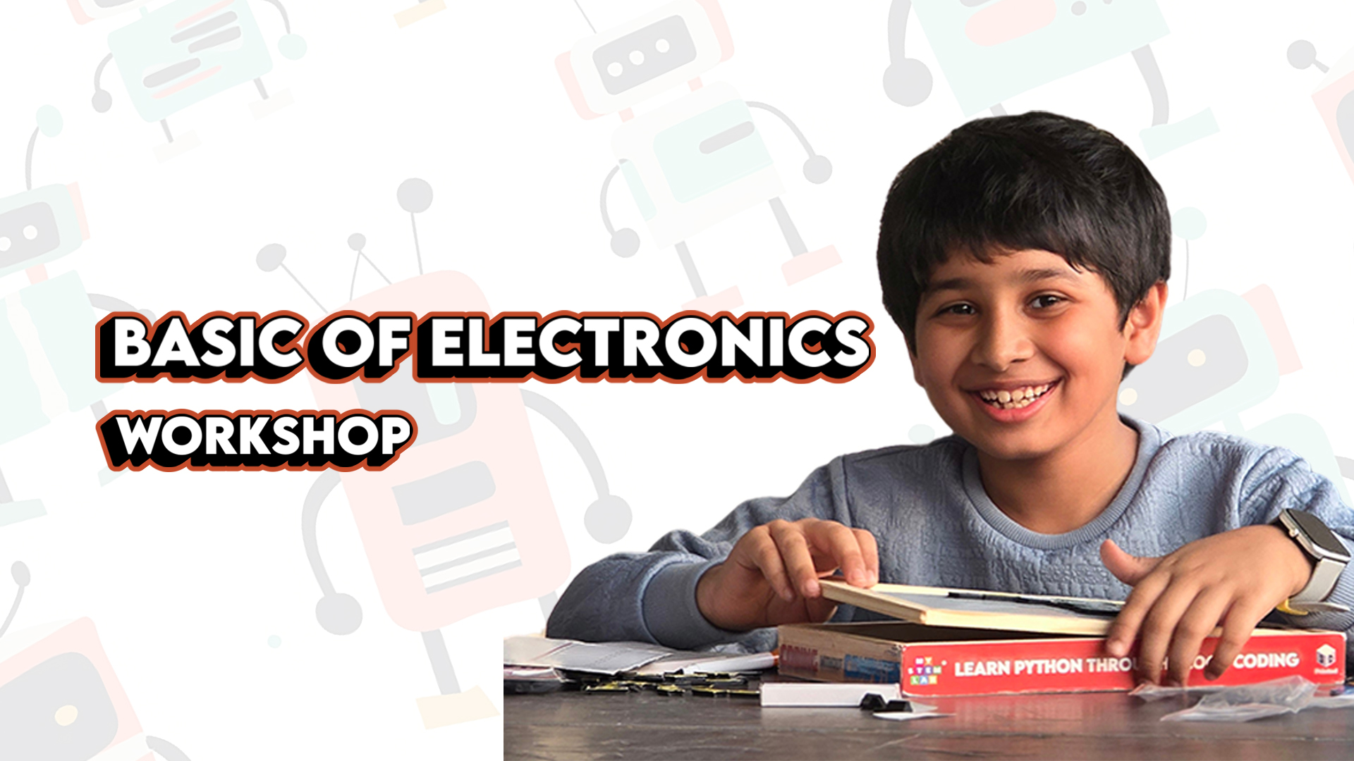 AITINKR Basics of Electronics Workshop Banner